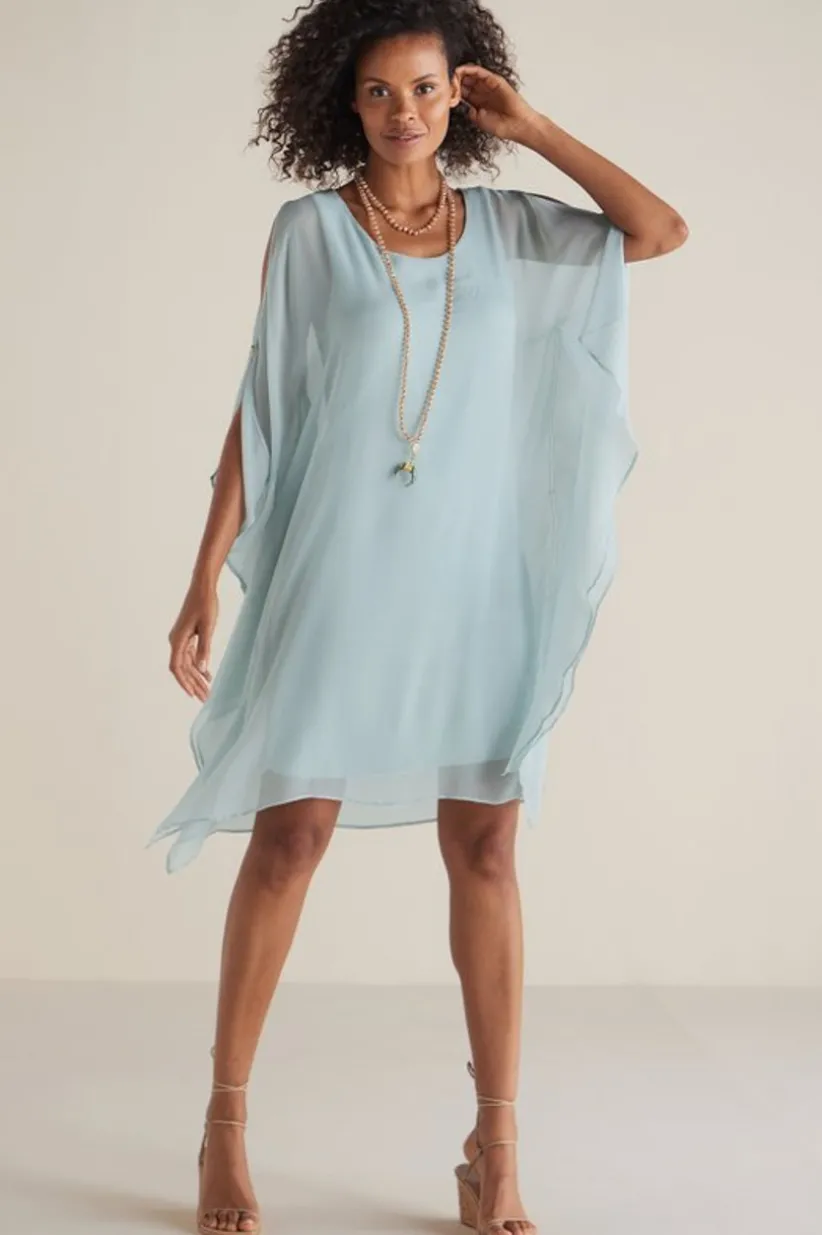Morlaix Silk Dress<Soft Surroundings New