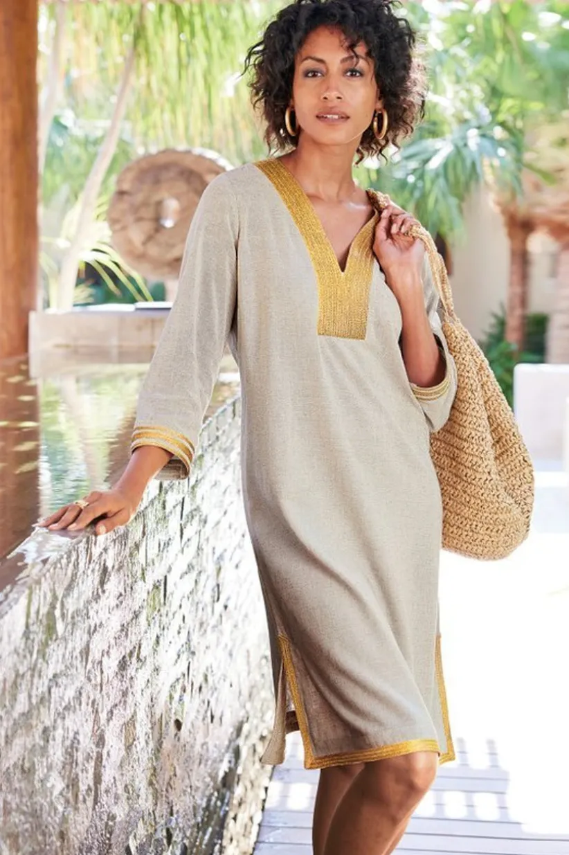 Myla Caftan<Soft Surroundings Hot