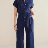 Natasha Gauze Jumpsuit<Soft Surroundings Discount