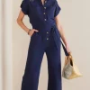 Natasha Gauze Jumpsuit<Soft Surroundings Discount
