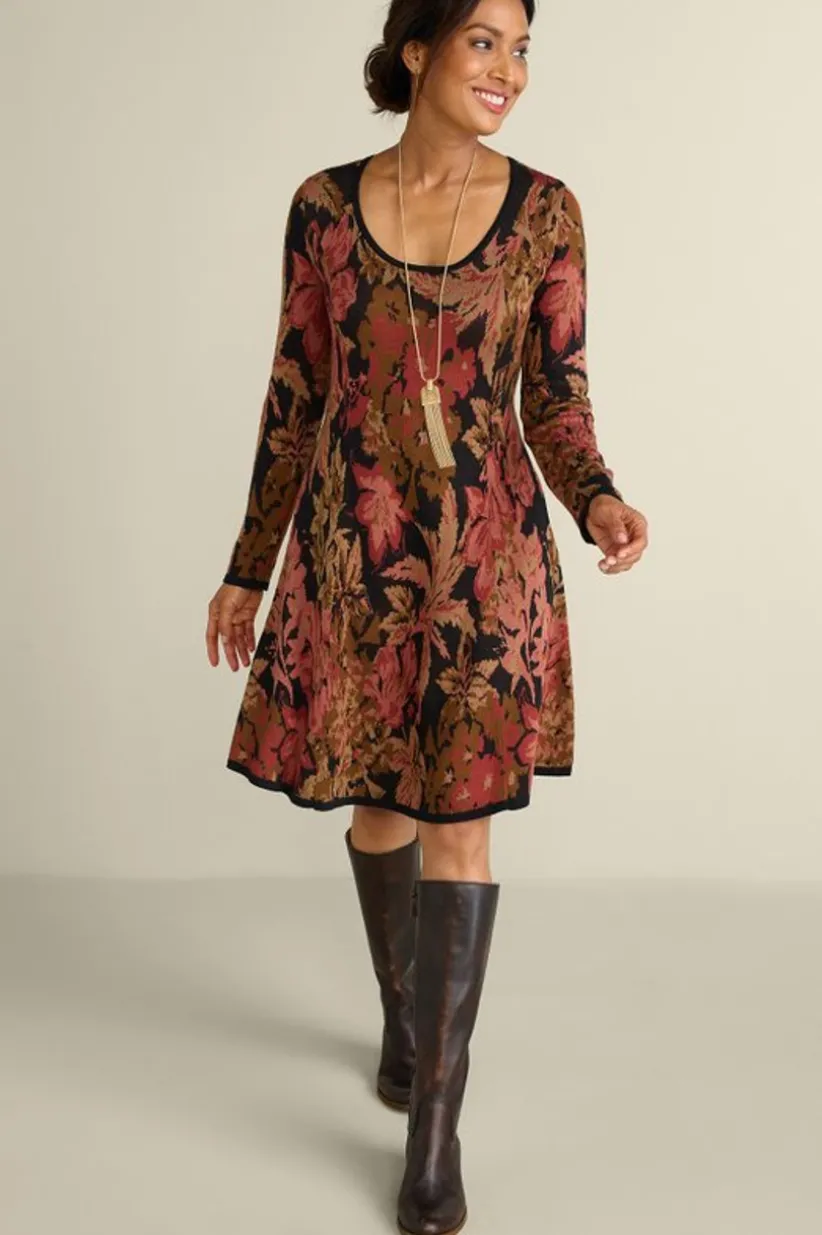 Nelia Jacquard Sweater Dress<Soft Surroundings Hot