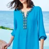 Nellie Gauze Tunic<Soft Surroundings New