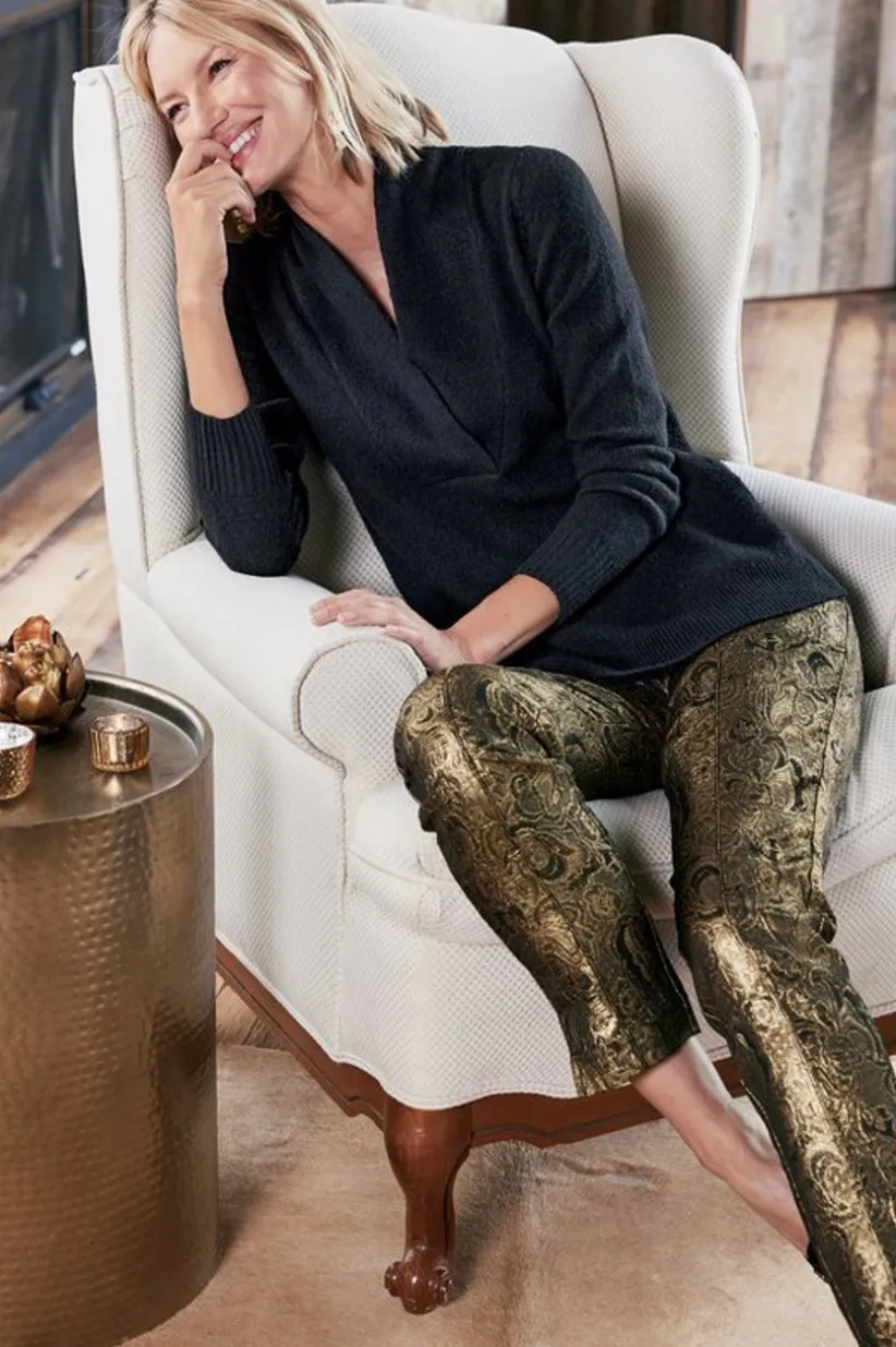 Nevina Jacquard Trouser<Soft Surroundings Hot