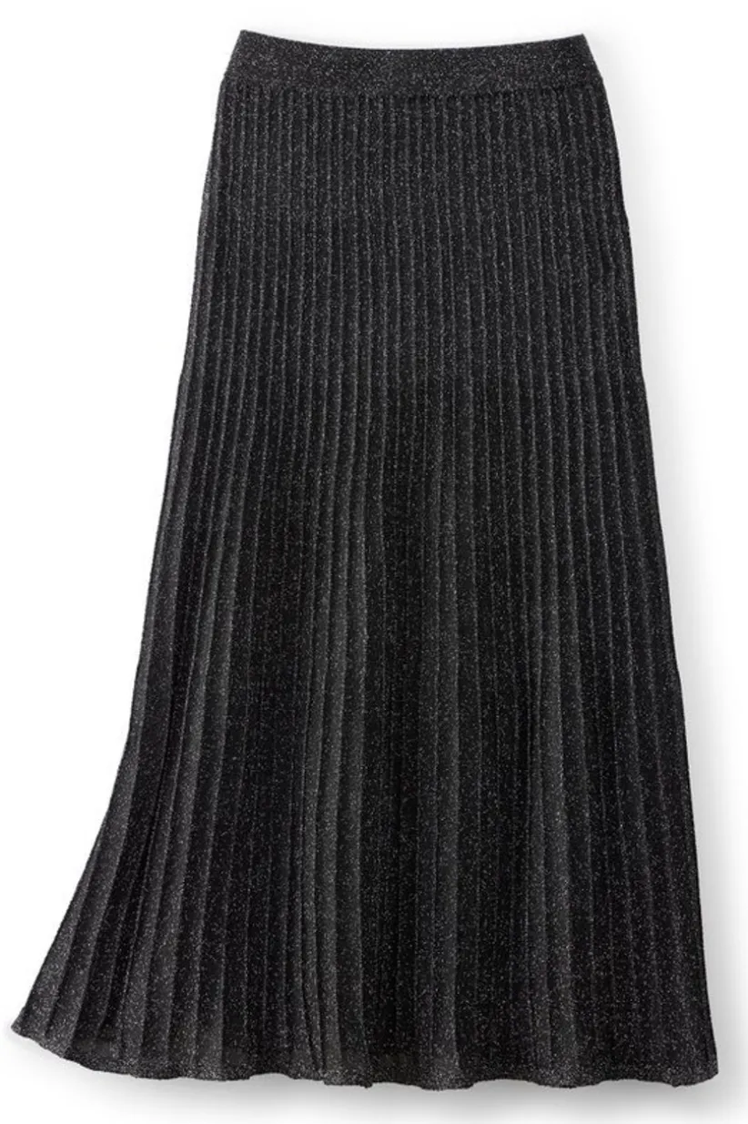Nisha Knit Pleated Skirt<Soft Surroundings Fashion