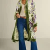 Nomi Silk Blend Velvet Kimono<Soft Surroundings Clearance