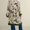 Nomi Silk Blend Velvet Kimono<Soft Surroundings Clearance