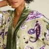 Nomi Silk Blend Velvet Kimono<Soft Surroundings Clearance
