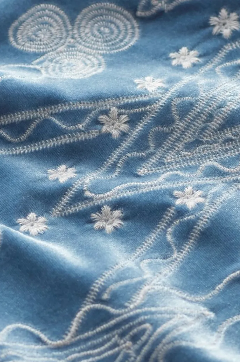 Nori Embroidered Velvet Tunic<Soft Surroundings Best