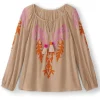 Noura Embroidered Gauze Pullover<Soft Surroundings Best