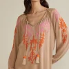 Noura Embroidered Gauze Pullover<Soft Surroundings Best