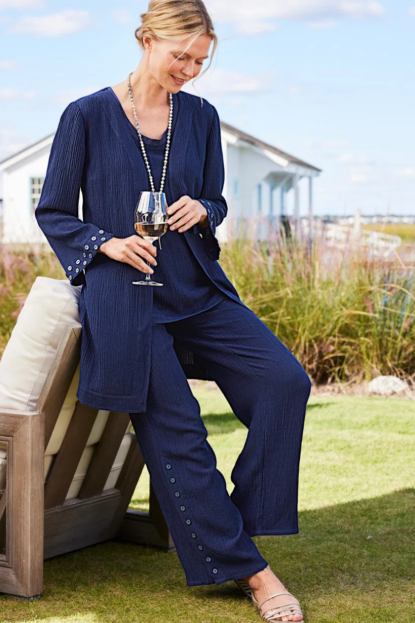 Oceo Gauze Wide-Leg Pants<Soft Surroundings Online