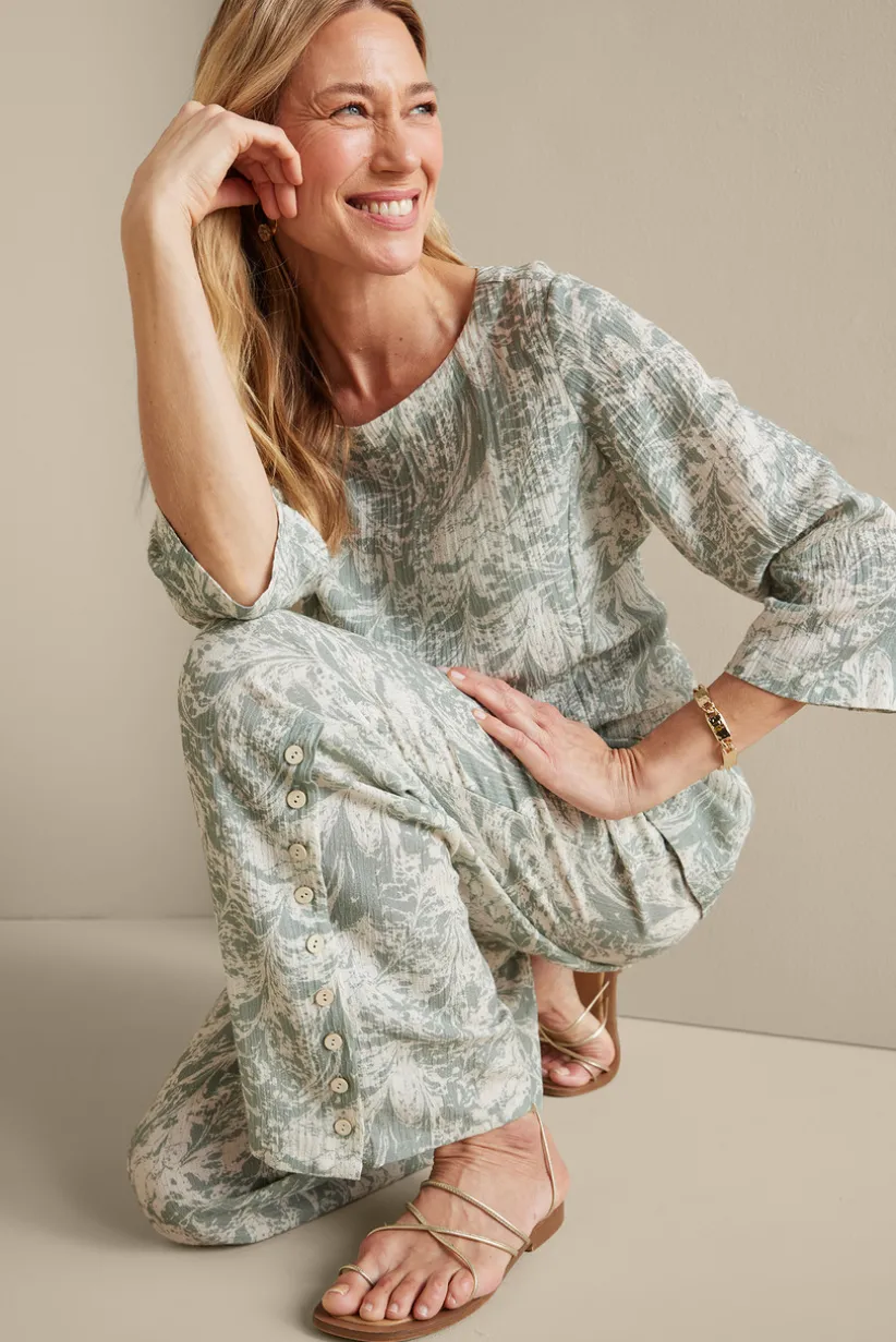 Oceo Gauze Wide-Leg Pants<Soft Surroundings Online