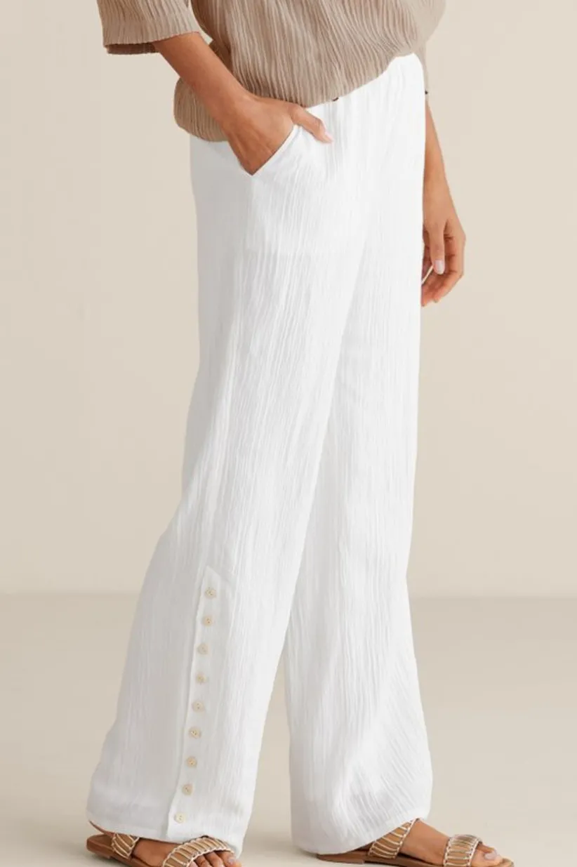 Oceo Gauze Wide-Leg Pants<Soft Surroundings Online
