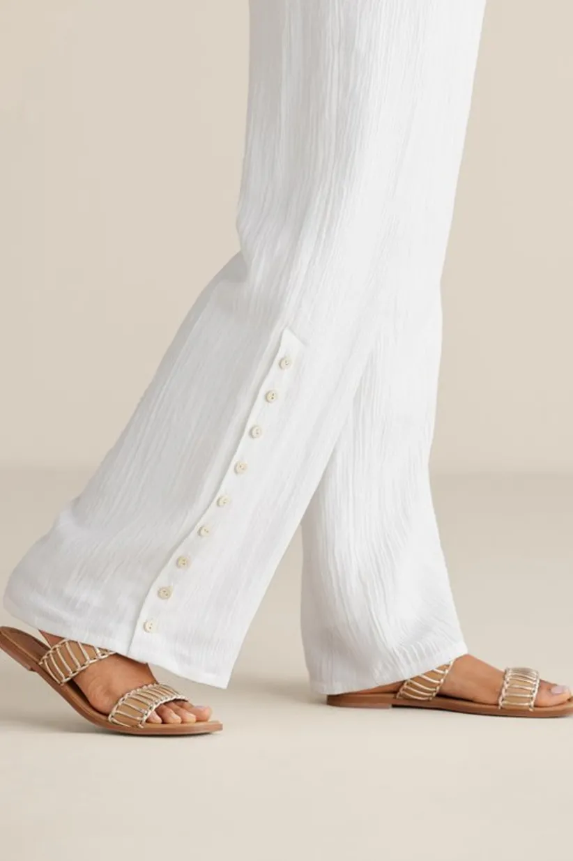 Oceo Gauze Wide-Leg Pants<Soft Surroundings Online