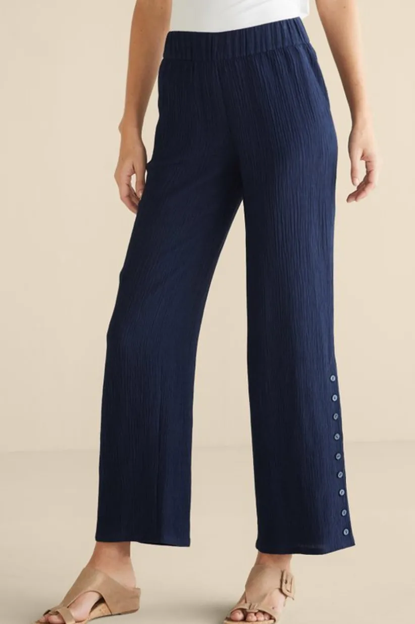 Oceo Gauze Wide-Leg Pants<Soft Surroundings Online