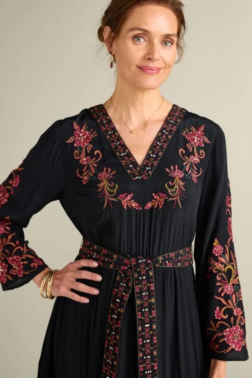 Onyx Embellished Maxi Dress<Soft Surroundings Online