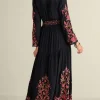 Onyx Embellished Maxi Dress<Soft Surroundings Online