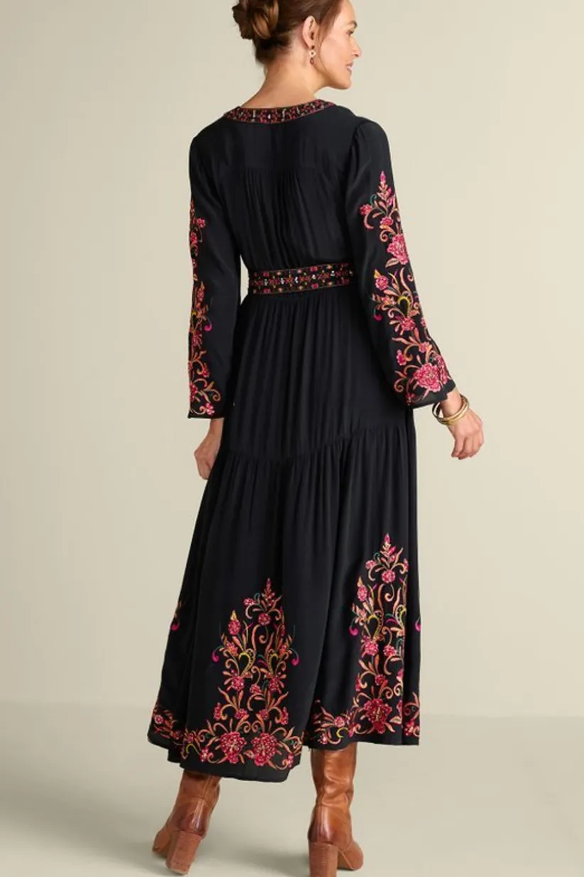 Onyx Embellished Maxi Dress<Soft Surroundings Online