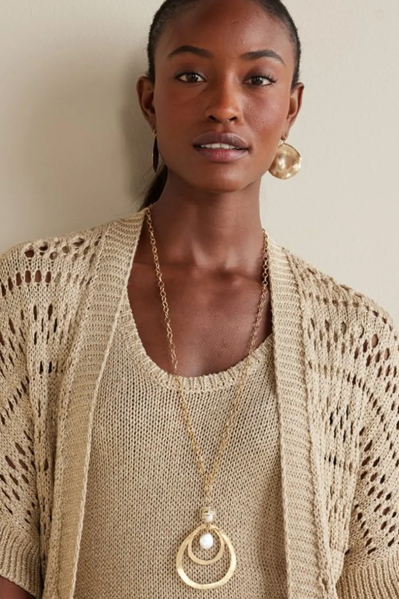 Opaline Shimmer Cardigan<Soft Surroundings New