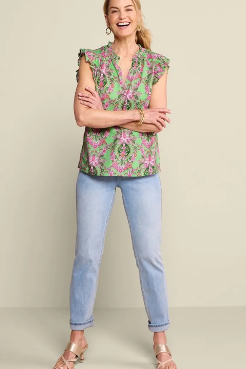 Paige Linen Blend Top<Soft Surroundings Best