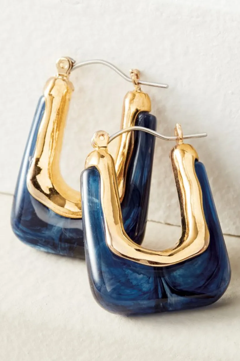 Parker Square Hoop Earrings<Soft Surroundings Sale