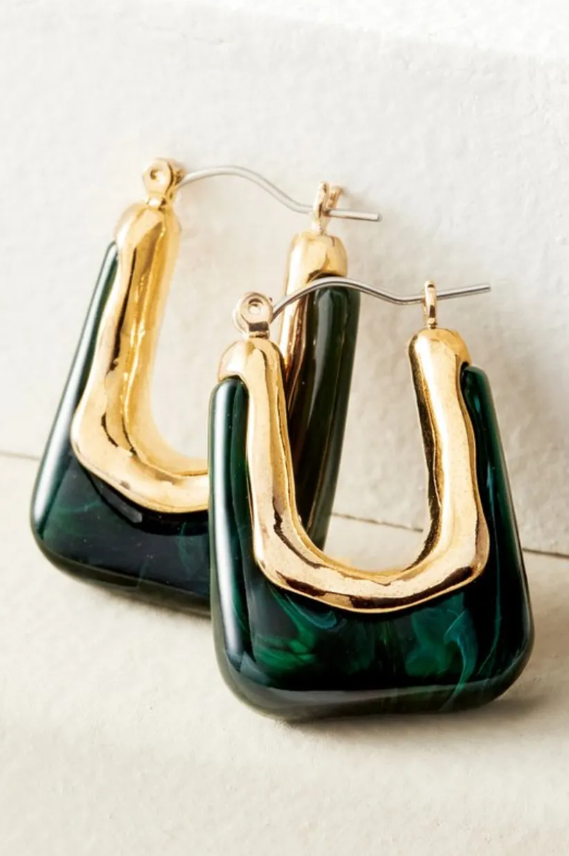 Parker Square Hoop Earrings<Soft Surroundings Sale