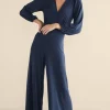 Penelope Long Sleeve Jumpsuit<Soft Surroundings Online