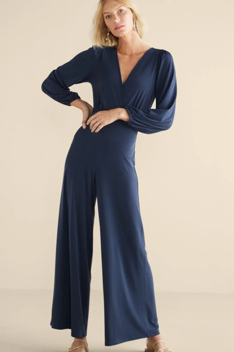 Penelope Long Sleeve Jumpsuit<Soft Surroundings Online