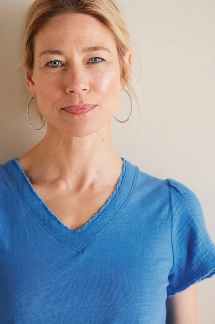 Philippa Gauze Sleeve Tee<Soft Surroundings New