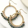 Phoebe Beads Hoop Earrings<Soft Surroundings Outlet