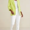 Portofino Linen Blend Boyfriend Blazer<Soft Surroundings Outlet