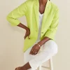 Portofino Linen Blend Boyfriend Blazer<Soft Surroundings Outlet