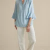 Raisa Linen Blend Top<Soft Surroundings Fashion