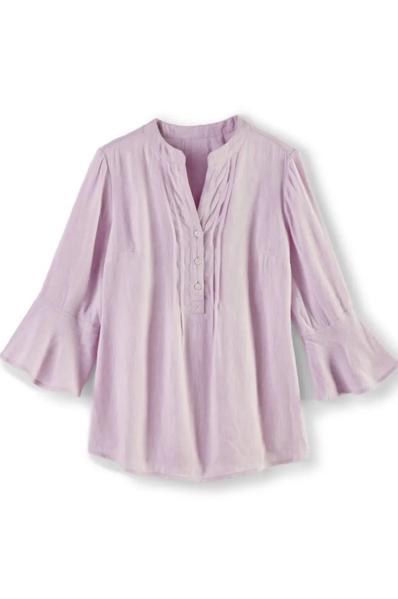 Raisa Linen Blend Top<Soft Surroundings Fashion
