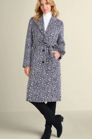 Rami Jacquard Coat<Soft Surroundings Online