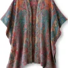 Rhea Woven Kimono Wrap<Soft Surroundings Sale
