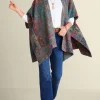 Rhea Woven Kimono Wrap<Soft Surroundings Sale