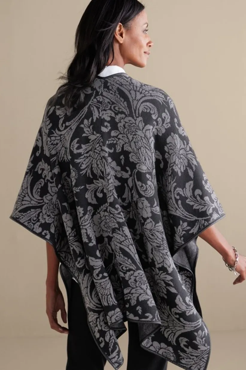 Rian Jacquard Ruana<Soft Surroundings Sale