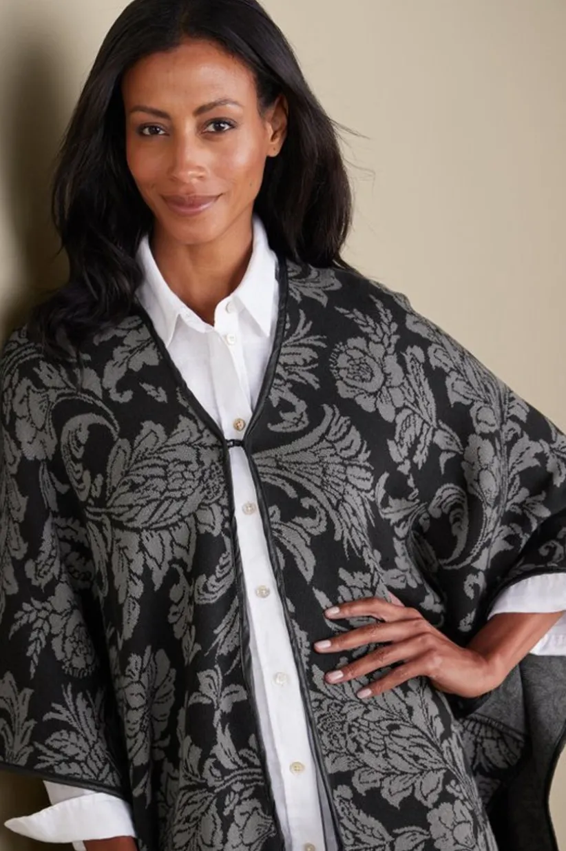 Rian Jacquard Ruana<Soft Surroundings Sale