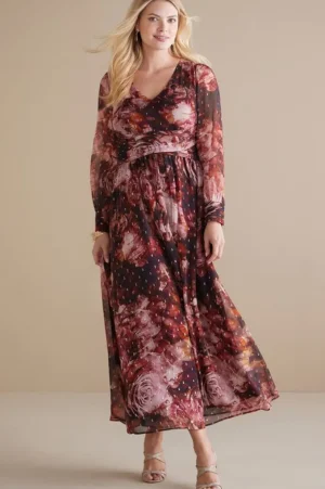 Rina Silk Dress<Soft Surroundings Hot