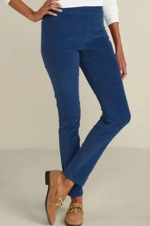 Rockland Corduroy Slim Leg Pull On Pants<Soft Surroundings Sale