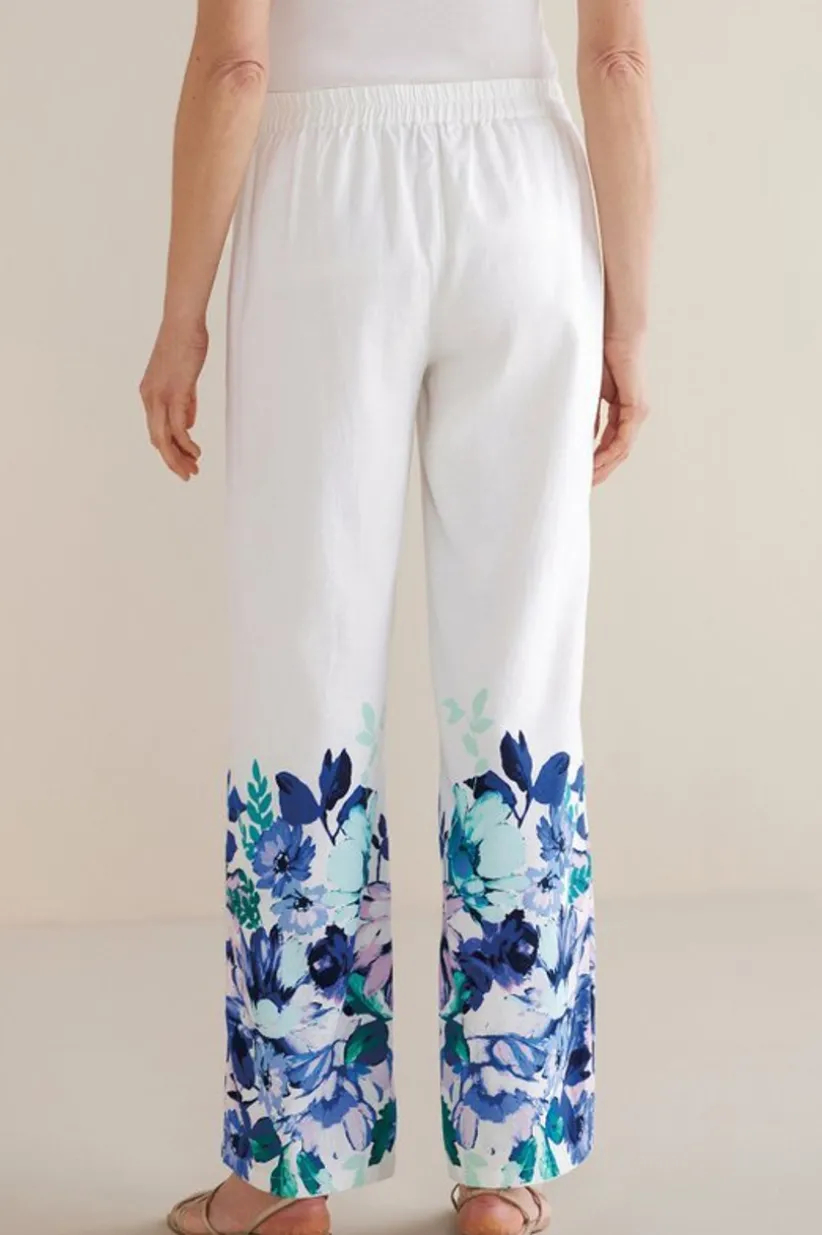 Ronna Linen Blend Wide Leg Pants<Soft Surroundings Discount