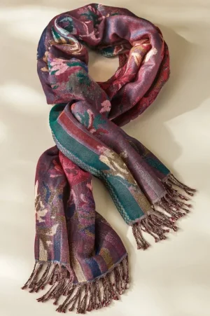 Rosy Reversible Scarf<Soft Surroundings Clearance