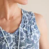 Roxie Printed Pointelle Tank<Soft Surroundings Discount