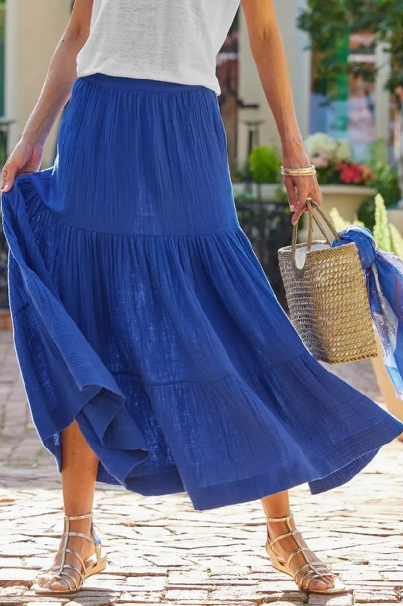 Ruari Gauze Maxi Skirt<Soft Surroundings Best