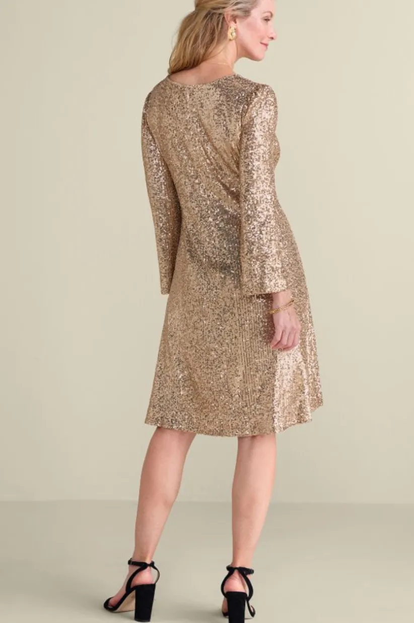 Sancerre Sequin Dress<Soft Surroundings Outlet