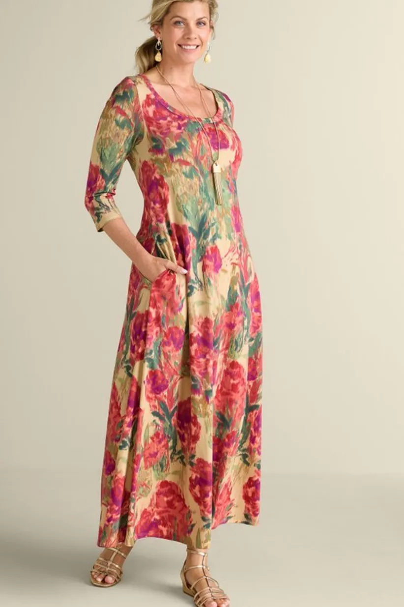 Santiago 3/4 Sleeve Dress<Soft Surroundings Online