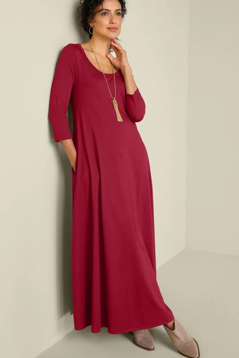 Santiago 3/4 Sleeve Dress<Soft Surroundings Online