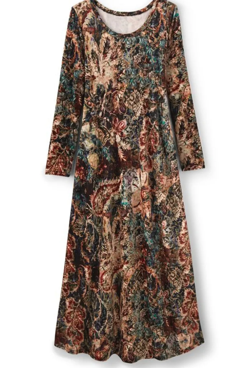 Santiago Stretch Velvet Dress<Soft Surroundings Hot