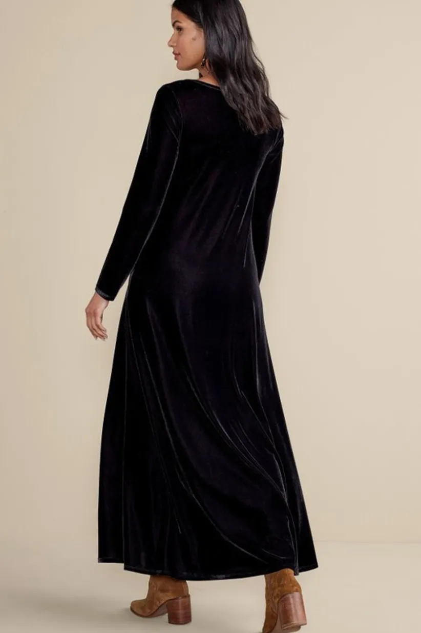 Santiago Stretch Velvet Dress<Soft Surroundings Hot
